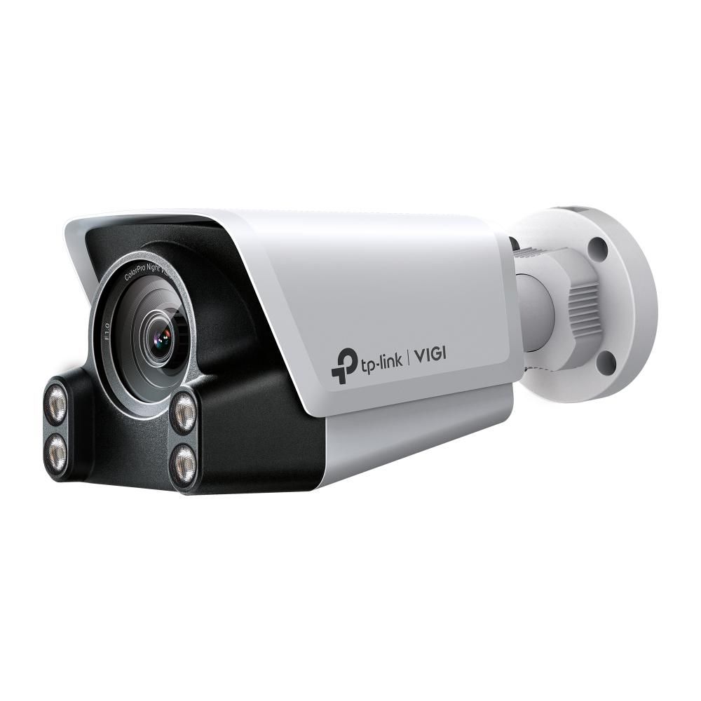 TP-LINK VIGI 4MP Outdoor ColorPro Night Vision Bullet Network Camera VIGI C340S(4MM), sENZOR: 1/1.8  Progressive Scan CMOS, F1.0, Distanta focala: 4 mm, 4 x LED, IP67, Distanta iluminare: 30m, Unghi vizualizare: 95.2°, Vertical FOV: 50.6°, Diagonal FOV: 114.7°, Detectar: 70 m, Observare:29 m