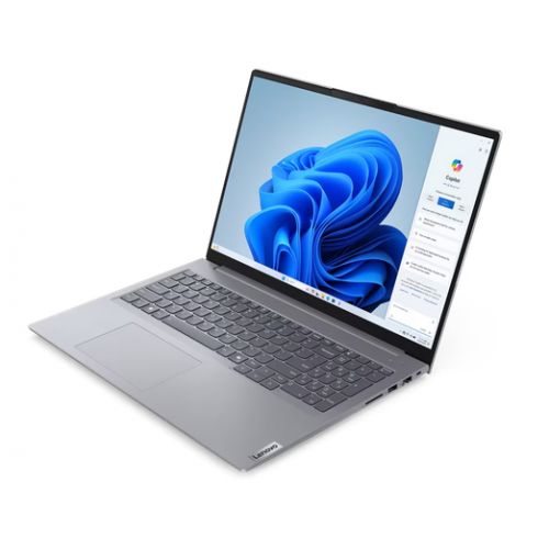 Laptop Lenovo ThinkBook 16 G7 21MS005MRM, 16 inch 1920 x 1200, Intel Core Ultra 5 125U (12 C / 14 T, 4.3 GHz, 12 MB cache), 16 GB DDR5, 512 GB SSD, Intel Graphics, Free DOS, Gri
