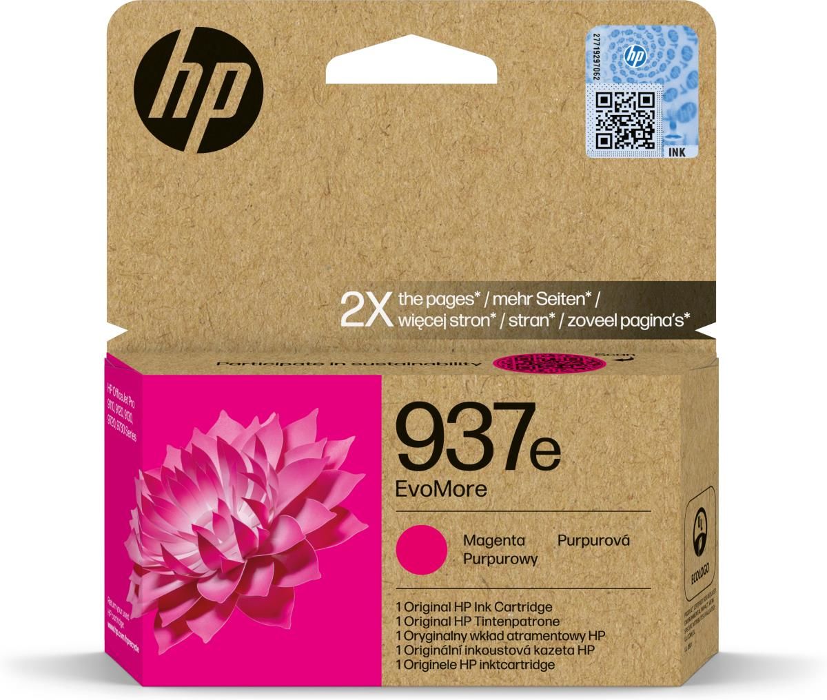 Cartus cerneala HP 4S6W7NE#CE1 ,Magenta ,1650 pagini ,Original (937e) 