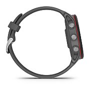Ceas Garmin Forerunner 255, display 33mm, rezolutie displat 260x260 conectivitate Bluetooth™, ANT+, NFC, USB, functii accelerometru, giroscop, barometru, busola, termometru pentru temperatura exterioară, durata de viata baterie mod ceas inteligent: până la 14 zile, modul GNSS numai cu GPS: până la