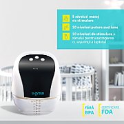 Pompa de san electrica si portabila,10 niveluri de extragere, 5 niveluri de masaj, display LED, functie de memorie, capacitate 180ml, U-Grow