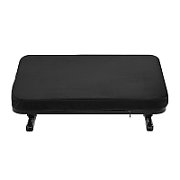 Maclean MC-460 Ergonomic Footrest Leg Foot Rest Infinitely Adjustable Angle Under Desk Removable Cushion Cushioned