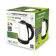 Esperanza EKK113W electric kettle 1.8 L Black White 1800 W