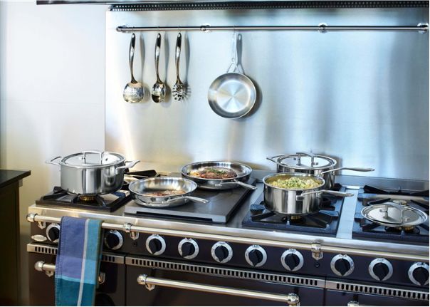 Demeyere Industry tall pot 5 - 8 ltr