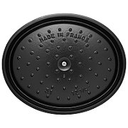 Staub Oval Cast Iron Pot - 5.5 ltr  White Truffle