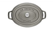 STAUB Oval cast iron pot 3.2l graphite