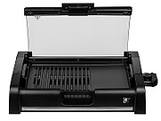 Electric grill with lid LAFE GRL003