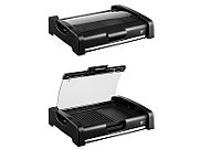 Electric grill with lid LAFE GRL003