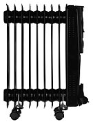 OIL-FILLED RADIATOR 9-FIN 2000W BLACK