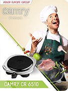 Adler CAMRY CR 6510 stove Freestanding Black Grey Electric