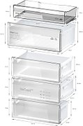 Bosch Serie 4 KGN492IDF fridge-freezer Freestanding 440 L D Stainless steel