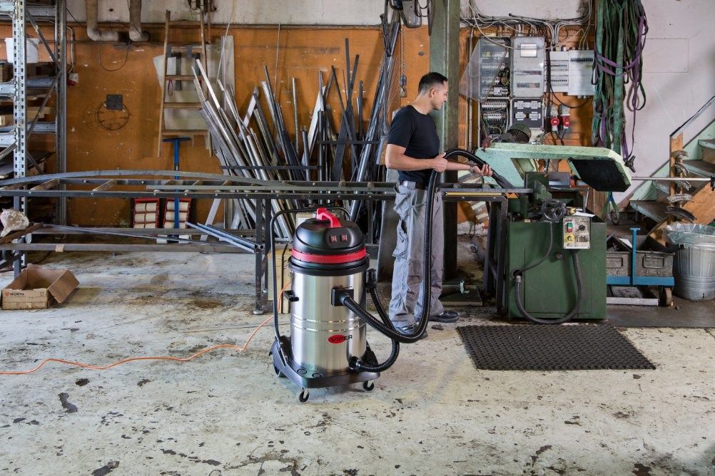 Wet & Dry Vacuum Cleaner Nilfisk Viper LSU255-EU 2 motors 55 l Black  Red  Stainless Steel