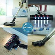 Philips 3000 series XC3131/01 stick vacuum/electric broom Battery Dry Bagless Black  Blue