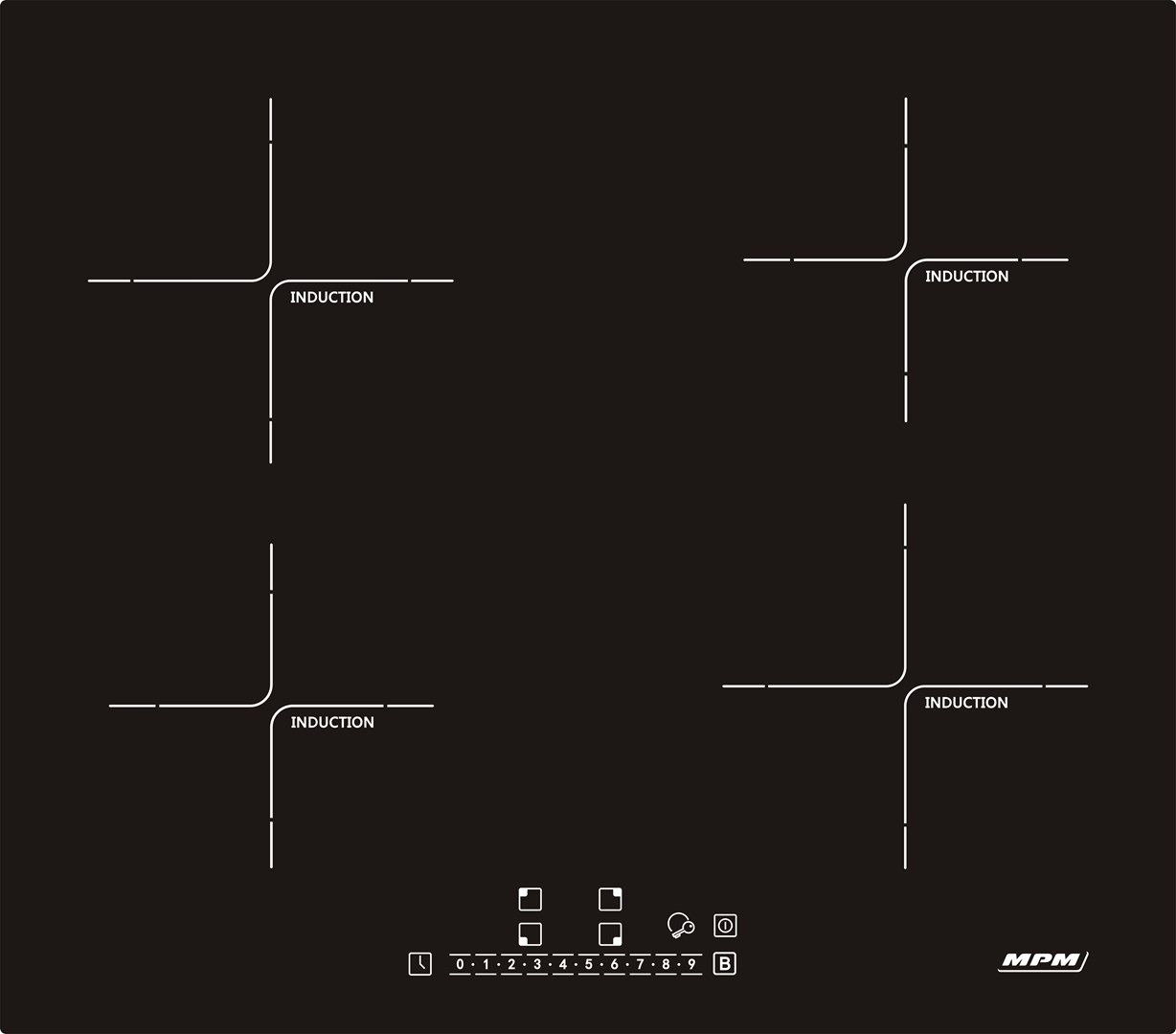 Induction cooktop MPM-60-IM-11