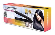 Esperanza EBP008 hair styling tool Straightening iron Warm Black 22 W