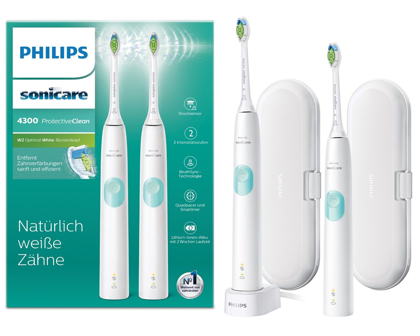 Philips Sonicare Built-in pressure sensor Sonic electric toothbrush