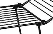 AMALFI foldable laundry drying rack  black