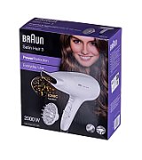 Braun Satin Hair 3 HD 385 hair dryer 2000 W White