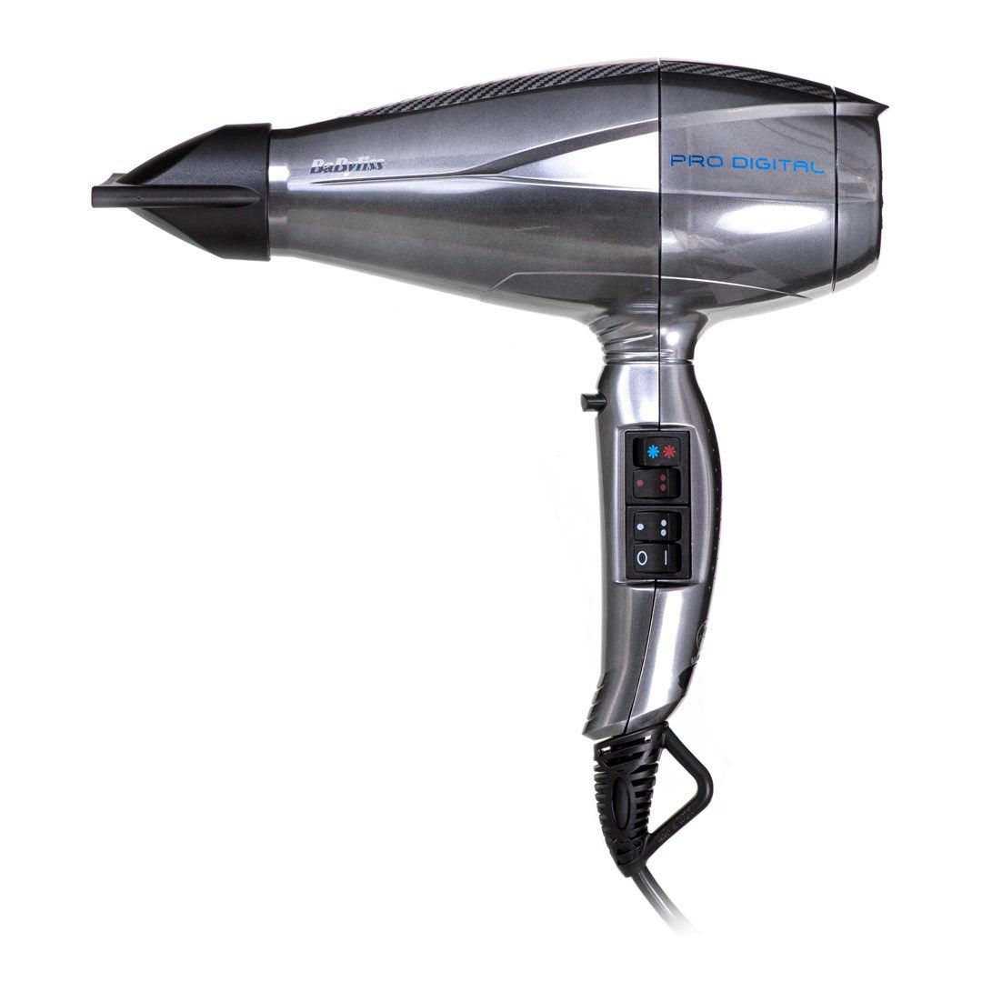 BaByliss Pro Digital Grey  Silver 2200 W