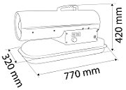 Oil heater 20KW NEO Tools 90-080