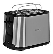 Philips Viva Collection HD2650/90 toaster 2 slice(s) 950 W Black  Stainless steel