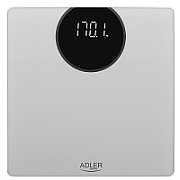 Adler | Bathroom scale | AD 8175 | Maximum weight (capacity) 180 kg | Accuracy 100 g | Silver