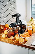 Adler | Slow Juicer | AD 4130 | Type Juicer maker | Steel/Black | 150 W | Number of speeds 1