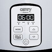 Camry | CR 6414 | Slow Cooker | 270 W | 4.7 L | Number of programs 1 | Stainless Steel