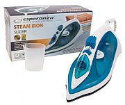 Esperanza EHI002 iron Steam iron Ceramic soleplate Blue White 2200 W
