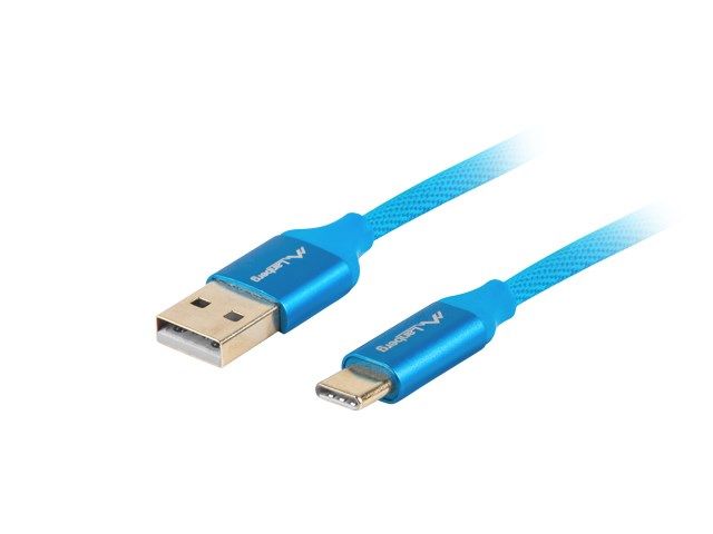 Lanberg CA-USBO-22CU-0010-BL USB cable 1 m USB 2.0 USB C USB A Blue