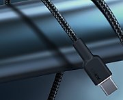 AUKEY CB-NCC2 USB-C Type-C Power Delivery PD 60W 3A 1.8m Nylon Black