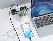 AUKEY CB-NCC2 USB-C Type-C Power Delivery PD 60W 3A 1.8m Nylon Black