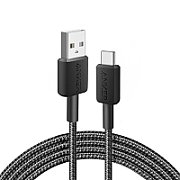Anker 322 USB cable 0.9 m USB A USB C Black