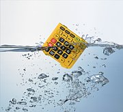 CASIO OFFICE CALCULATOR WATERPROOF WM-320MT-S  12-digit display  removable keyboard.