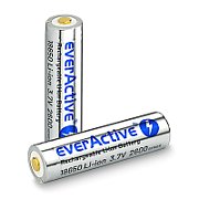 Battery everActive 18650 3.7V Li-ion 2600mAh micro USB with protection BOX