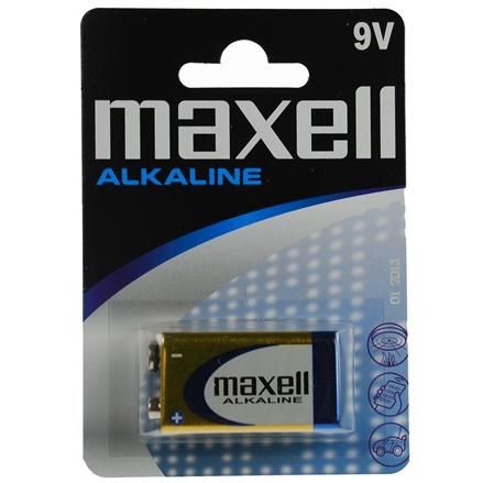 MAXELL battery Alkaline 9V  6LR61  1 pcs.