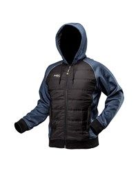 Knitted sweatshirt  padded with hood  size M