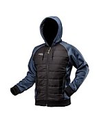 Knitted sweatshirt  padded with hood  size M