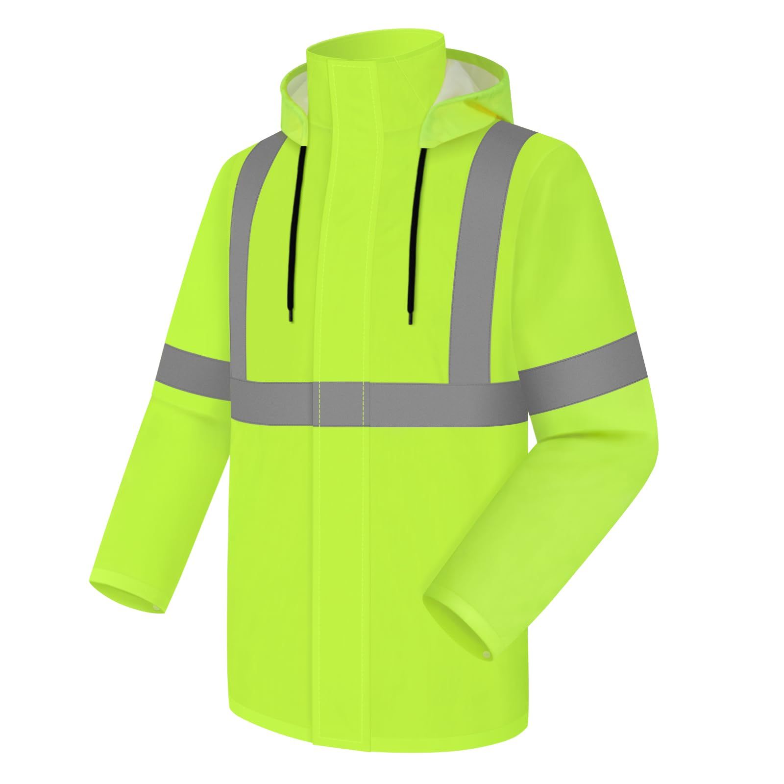 High visibility work jacket  yellow  size M