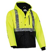 High visibility work jacket  yellow  size S