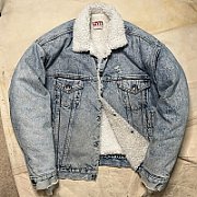 DENIM insulated denim jacket  size M