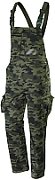 Camo work bib pants  size S