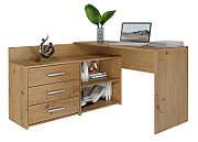Topeshop DANY ARTISAN KPL computer desk Oak colour