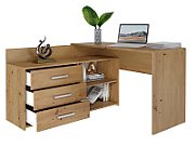 Topeshop DANY ARTISAN KPL computer desk Oak colour