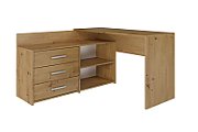 Topeshop DANY ARTISAN KPL computer desk Oak colour