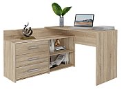 Topeshop DANY SONOMA KPL computer desk Oak colour