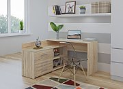 Topeshop DANY SONOMA KPL computer desk Oak colour