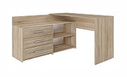 Topeshop DANY SONOMA KPL computer desk Oak colour