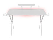 Genesis Gaming Tisch HOLM 320 RGB weiĂź (120cm x 75cm)