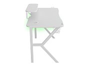 Genesis Gaming Tisch HOLM 320 RGB weiĂź (120cm x 75cm)